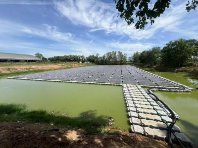 태국 고객은 400.4kW 플로팅 태양 광 발전 시스템 설치를 완료했습니다.